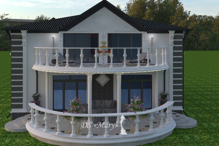 Projekt elewacji domu