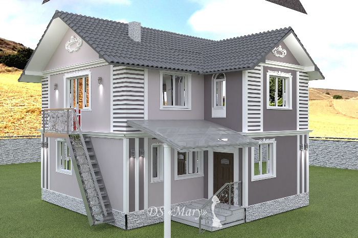 Wybór kolorów dla ścian elewacji domu