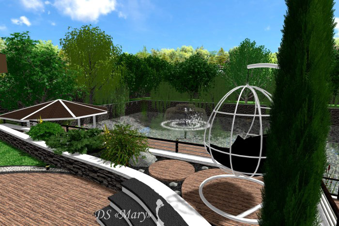 Projekt krajobrazu ogrodu