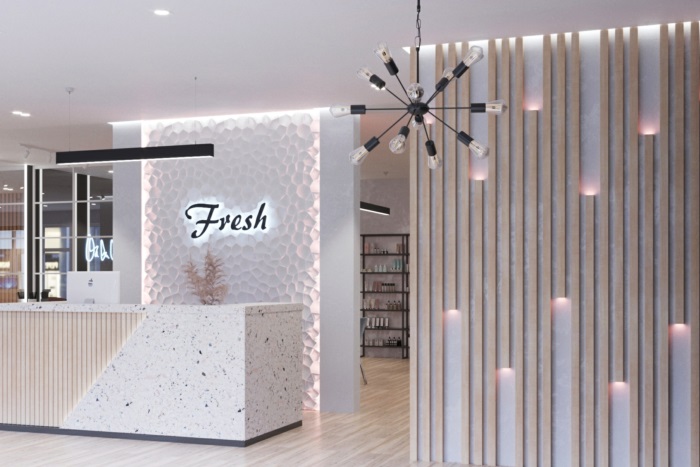 Architektura wnętrza salonu urody