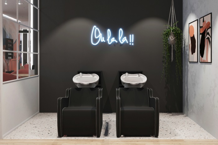 Projekt wnętrza salonu piękności