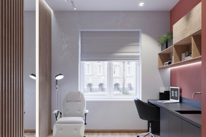 Projekt wnętrza gabinetu kosmetologicznego