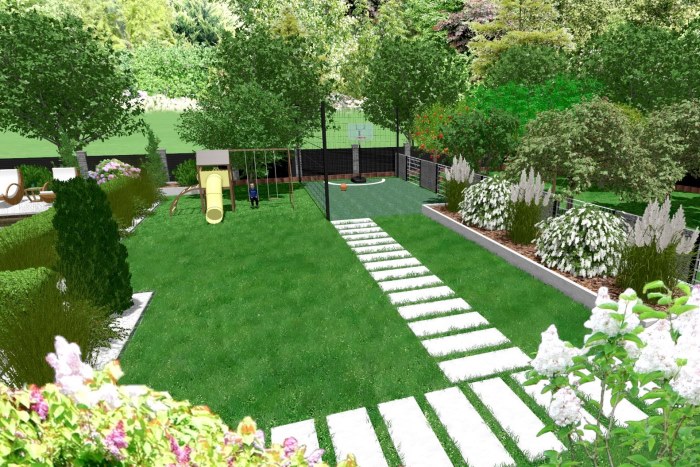 Scieżka w projekcie ogrodu