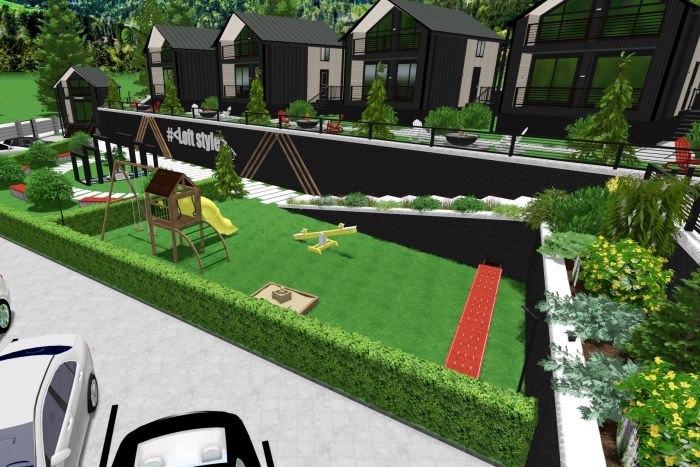 Krajobraz przy hotelu