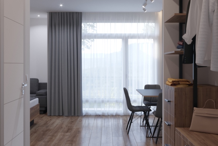 Projekt wnętrza hotelu