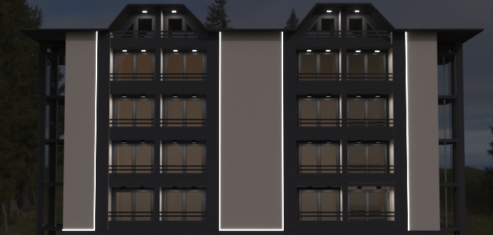 3D wizualizacja projektu wnętrza