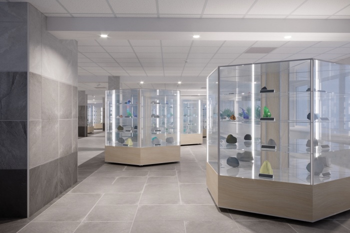 Projekt wnętrza muzeum